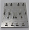 Dispositivi d'ottone d'acciaio di automazione, pezzi meccanici ISO9001 di fresatura di CNC